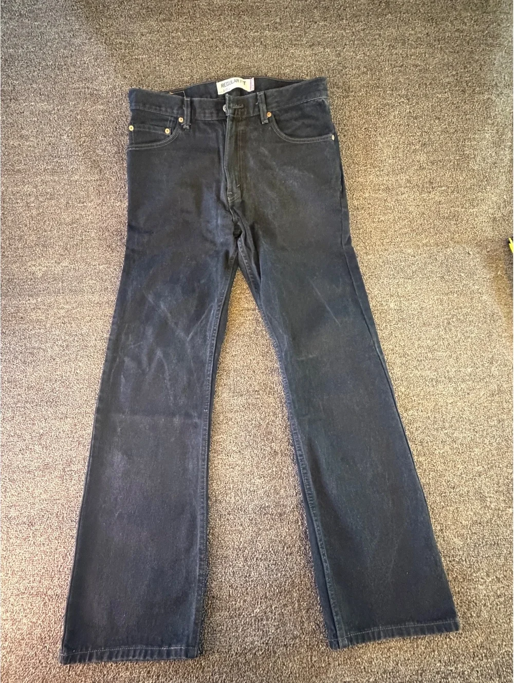 Levi’s 505 Regular Fit Black Jeans Men’s 34x34 2007 Y2K 100% Cotton